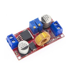 XL4015 Converter Buck Adjustable Step Down 5A Voltage Lowering DC-DC 8-36V to 1.25-32V DC + CV Voltage and Current Regulator 5V 12V 24V (Pack of 1)