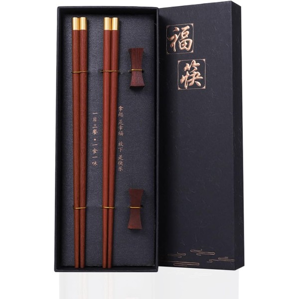 Chopsticks, chopsticks for eating, chopsticks dishwasher safe, 2 pairs of