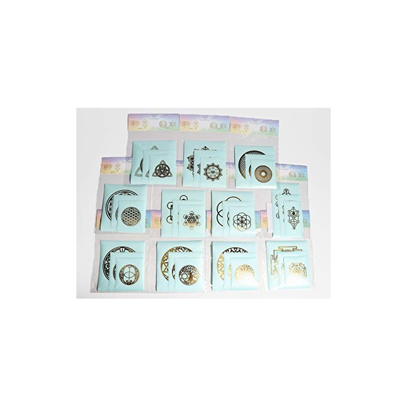 Ancient Sacred Geometry Energy Seal Large Medium Small 10 Piece