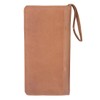 Style98 Unisex Leather Brown Passport Holder, Brown, M, Clutch