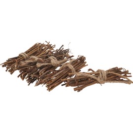 VBS Pack of 5 Twig Bundles Approx. 8 cm Miniature Accessories Nativity Craft Tied with Jute Yarn Decoration