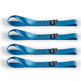 Borne Off-Road Soft Loop Tie-Down Straps, Blue
