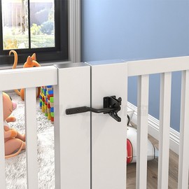 [GS Market] Swing Iron Door Holder Lever Lock Safety Gate Latch Easy Installation Lever Type Door Lock Swing Door Lock