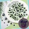 TOAOB 200pcs Glow in The Dark Wiggle Googly Eyes Self