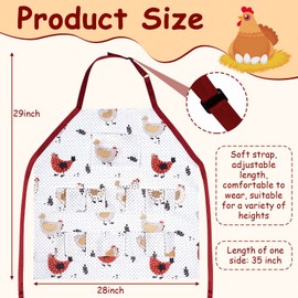 Egg Apron, Egg Collecting Apron for Chicken Hen Duck Goose Eggs,13 Pockets for Collecting,chicken Lovers Gifts for Christmas