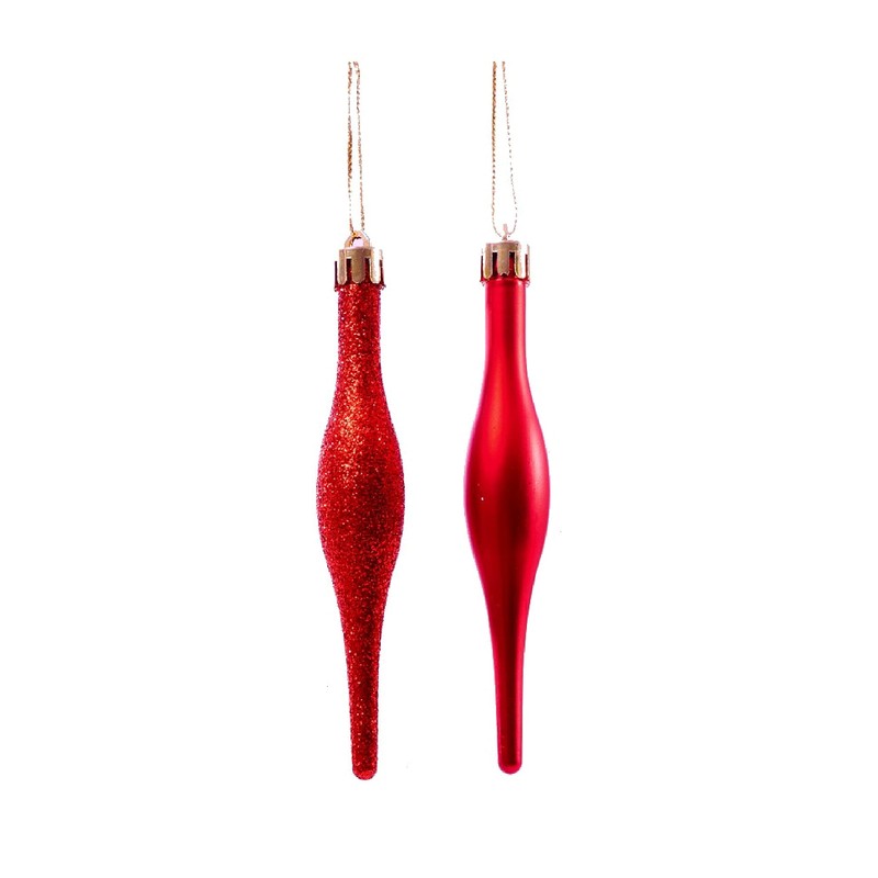 Simply Products 10 Droplet Baubles - Great Christmas Tree Decoration,