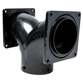 Valterra T1039 Two-Way Ell with 3" Bayonet x 3" Rotating Flange x 3" Rotating Flange