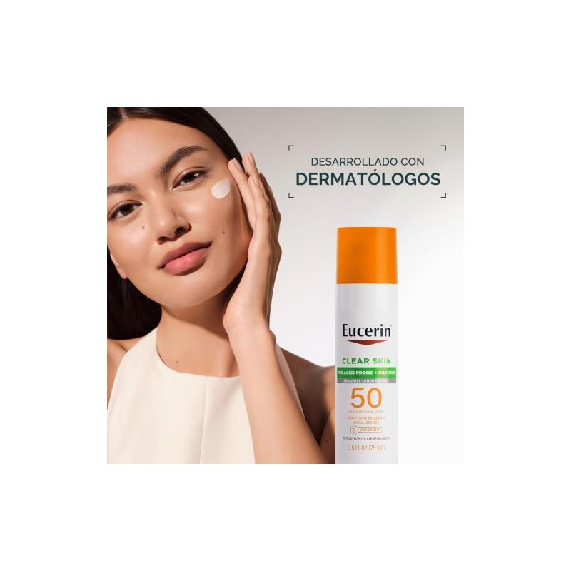 Eucerin - Loción de protección solar facial Sun Oil Control