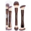 MAGEFY 2 Piezas Brochas de Maquillaje de Doble Punta, Set