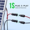 Bateria Power Y-Branch Solar Connectors 21FT 10AWG Extension Cable, Solar