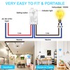 NineLeaf Portable Mini Wireless Switch Kit for LED Lights Lamps