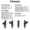 Tiny Force Set of 8 04591851AA Fuel Injectors Compatible With