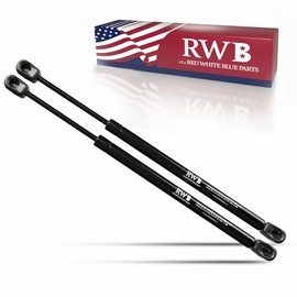 RWB 23.23 Inch Heavy-Duty Gas Shocks Lift Supports with 101.12 Lbs Force – Universal Fit for Tonneau Covers Toolboxes and Storage Beds - 2 Pieces