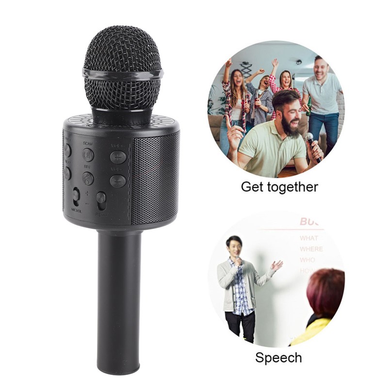 Wireless Bluetooth Microphone Portable 4 in 1 Multifunctional Noise Reduction