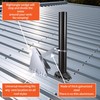 Snow Splitter for Chimneys. Lifetime Protection for 2-5" Wood Stove