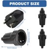 5 Pairs Schuko Plug Coupling, 250 V 16 A IP54