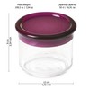 omada Trendy Food Container Clear Durable Storage Canister Seal Lid