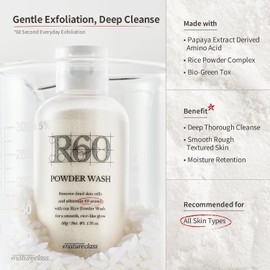 Limpiador Facial En Polvo Con Enzimas De Arroz R60: Exfoliante Limpieza Profunda Elimina Las Impurezas De Los Poros Para Una Piel Suave Y Radiante Cuidado De La Piel Coreano 176