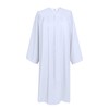 GradPlaza Matte Choir Robe for Church Baptism Officiant Confirmation Costume,Graduation