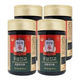 Jeonggwanjang [Seller Herb Food] CheongKwanJang Red Ginseng Jingo 250g Helps increase immunity, 4 pieces, 1 Ss / [셀러허브 식품] 정관장 홍삼진고 250g 면역 증가 도움 4개 Ss 1개