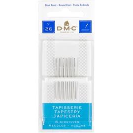 DMC 1767-26 Tapestry Hand Needles, 6-Pack, Size 26