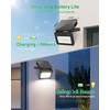 ALUSSO Solar Lights Outdoor Waterproof IP65 with 3 Modes,1000LM Flood