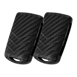 WORCAS - Funda de silicona con patrón de fibra de carbono, compatible con Mazda 3, 6, CX-3, CX-3, CX-30, CX-5, CX-9, CX30, 3, 4 botones, control remoto de entrada sin llave