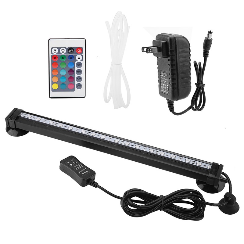 Fish Tank Bubble Light Underwater Led Light with Remote Control