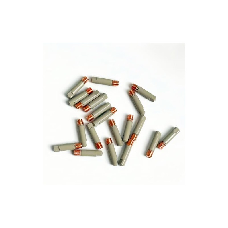TimelyDu Mig Welder Tips 20-Pack Welding Tips with Non-Stick Coating;