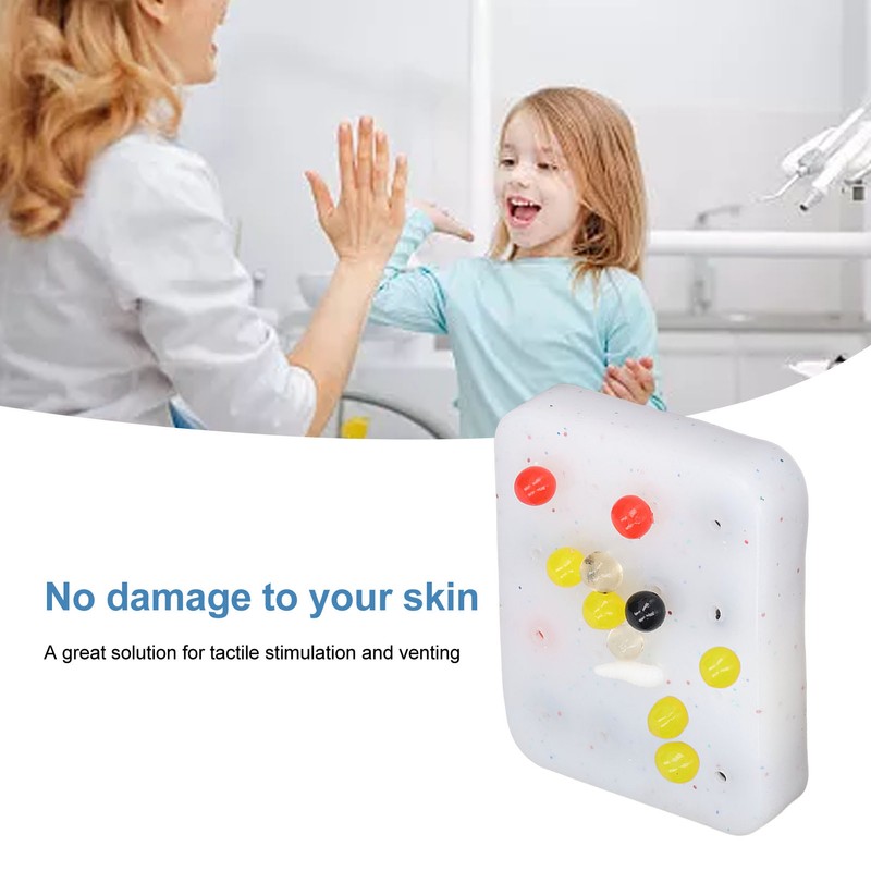 Pimple Popping Toy White Intersting Stress Relief Reusable Squeeze Acne