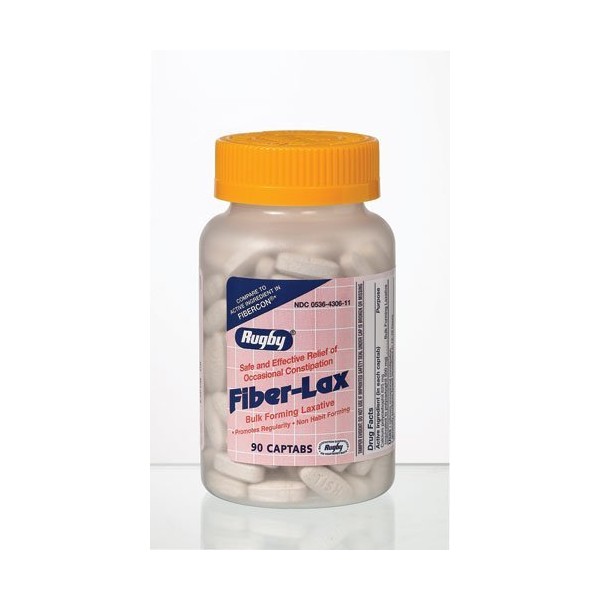 Fiber-LAX 625MG Tablets 90 CT (Pack of 4)