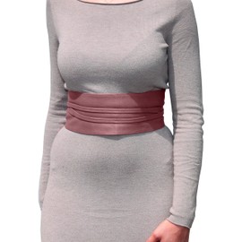 Best Emilie Women's Wrap Belt in Leather Look – Many Colours – Waist Belt Women's Belt – One Size, Antique Pink