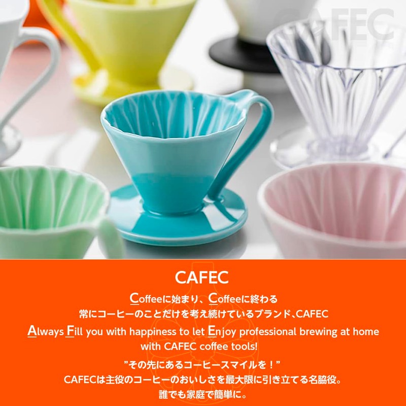 SANYO Sangyo CAFEC Tritan Flower Dripper CUP4, For 2-4 Cups,