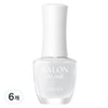 BANDI Salonde Nail Color Manicure, 7ml, SH801 Sheer White, 6 pcs / 반디BANDI 살롱드 네일 컬러 매니큐어, 7ml, SH801 쉬어화이트, 6개