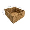 eHemco 3 Tier X-Side End Table/Cabinet Storage with 3 Baskets,