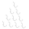 Operitacx 10pcs Heavy Duty Metal Pegboard Hooks Durable Storage Hooks