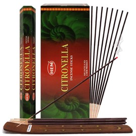 Citronella Incense Sticks and Incense Stick Holder Bundle Insence Insense Hem Incense Sticks