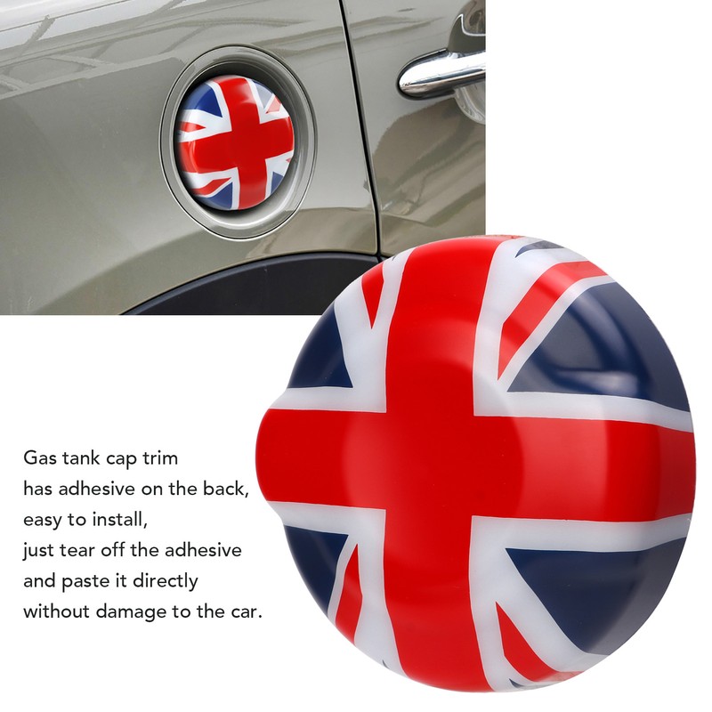 For UNION JACK Design Fuel Tank Cap Trim Protective Replacement