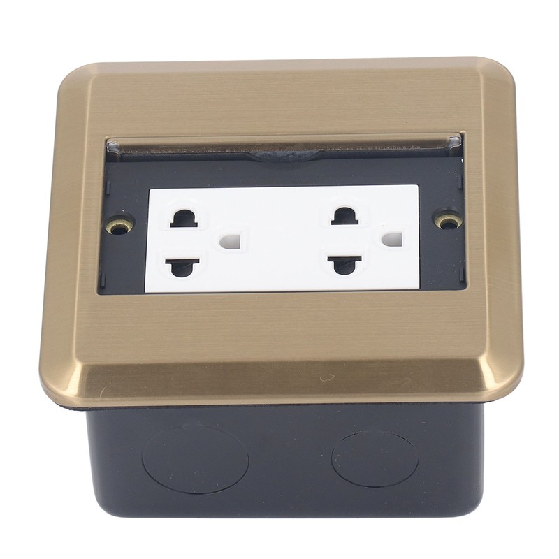Floor Electrical Outlet Multifunctional Stainless Steel Recessed Concealed Pop Up