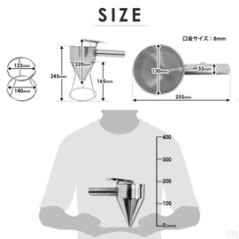 KIPROSTAR Stainless Steel Chakkiri Dispenser with Stand, For Commercial Use