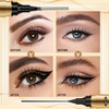 Magic Eyebrow Pencil, 2 in 1 Upgrade Multifunction 3D Microblading