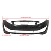 GXYWADY Front Bumper Cover Fascia Without Sensor Holes Replacement for