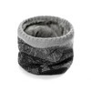 Two-Tone Fur Lined Thermal Winter Neck Warmer & Balaclava Lava Brown/ONE 2ea