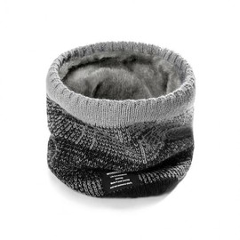 Two-Tone Fur Lined Thermal Winter Neck Warmer & Balaclava Lava Brown/ONE 2ea