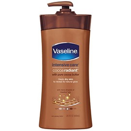 Vaseline Intensive Care Lotion Cocoa Radiant 20.3 Ounce Pump (600ml) (2 Pack)