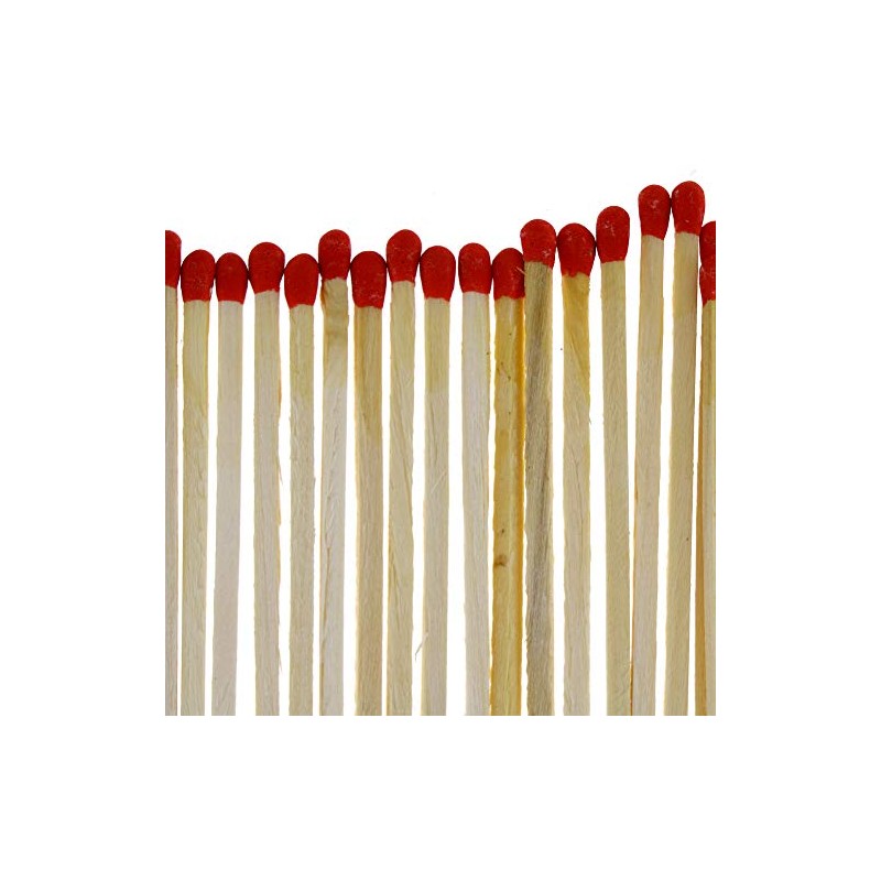 Quality Home Long Wooden Fireplace Matches for Candles, Camping, BBQ