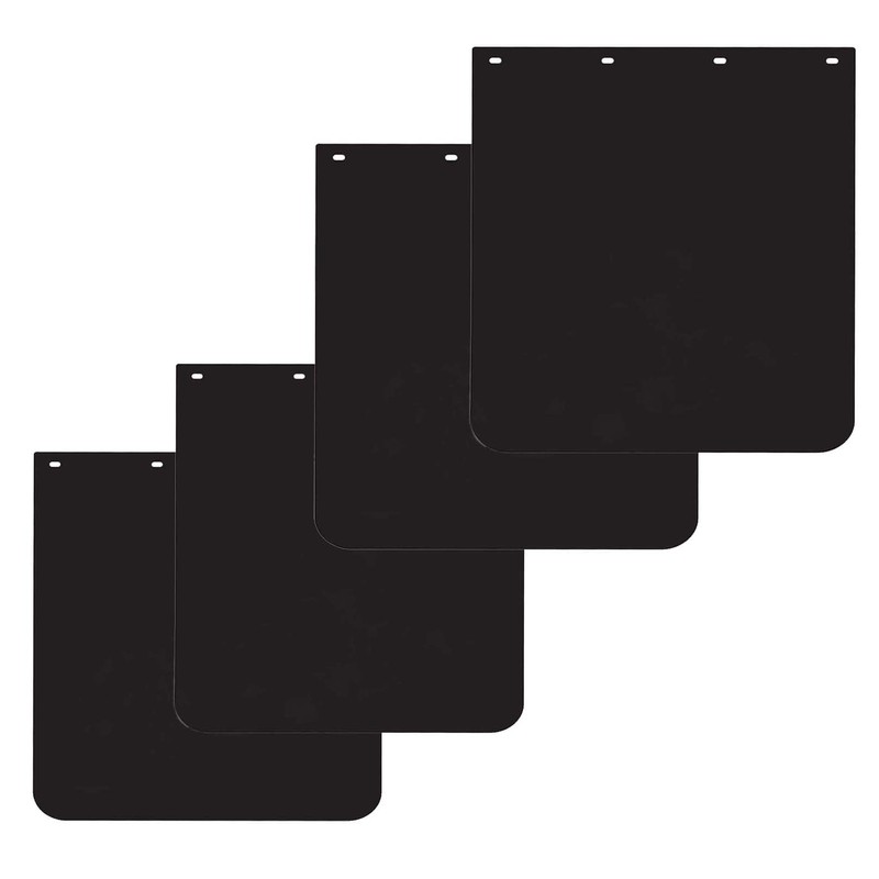 BST BSSP 4PCS Universal 24"x 24" Mud Flaps for Semi