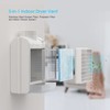 FUNMAS 3-in-1 Indoor Dryer Vent, Stainless Steel Screen Filter, Polyester