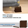 ANNKUT Bed Risers 4 Inch Heavy Duty, Furniture Risers for