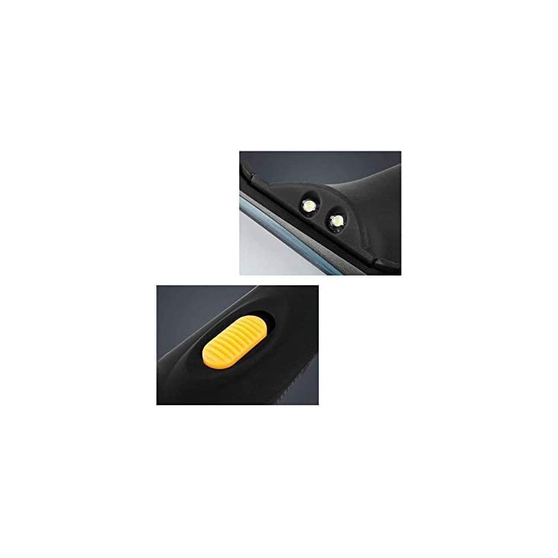 Lupa rectangular de mano, lupa de luz LED, lupa de